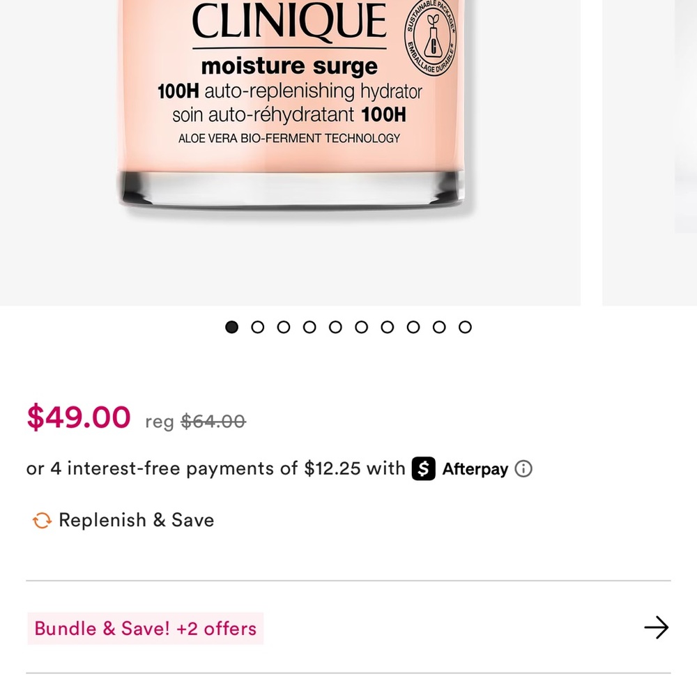 Clinique Moisture Surge 100 Auto-Replenishing Hydrator - Pink